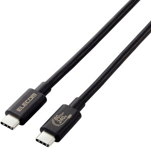 ELECOM GR USB4P[u/C-C^Cv/Fؕi/USB Power DeliveryΉ/240W/80Gbps/1.0m/ubN USB4-V2CCE10NBK