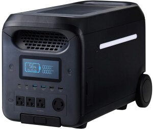 ELECOM GR |[^ud/2560Wh/2500W/ACx4/USB-Cx2/USB-Ax4/VK[\Pbg/A_[\/ubN DE-PS2500PBK Piŵ݉iꏤiłΕwj NWbgJ[h 