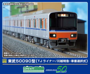 GREENMAX グリーンマックス 東武50090型(TJライナー/川越特急・車番選択式)基本4両編成セット(動力付き)32045