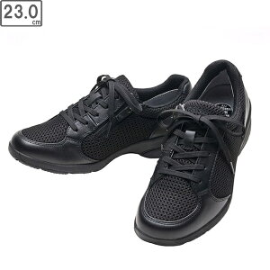 ASAHI/アサヒシューズ 【レディース】メディカルウォーク WK L029【ブラック】【23.0cm・3E】KV78483 軽量スニーカー ファスナー付 SHM(R)機能 フットグラファー