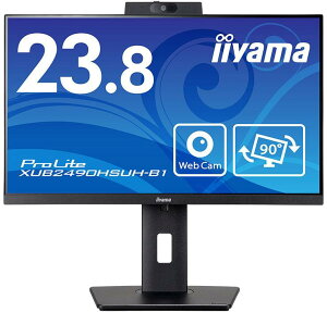 iiyama юR tHDΉ 23.8^tfBXvC/ubN/Xs[J[/IPS/~/XEB[x/c] XUB2490HSUH-B1