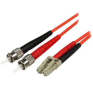 StarTech.com 50FIBLCST5 t@Co[ P[u/OM2 }`[h/5m/LC-ST/50/125/2c/fvbNX/10Gb/LSZH