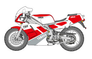 Hasegawa nZK 1/12 }n TZR250 (3MA) (1989)