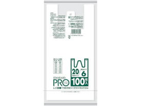 SANIPAK 日本サニパック YS1H-W レジ袋6/20号 乳白 YS1H-W