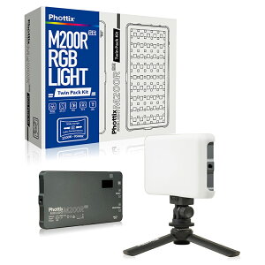 Phottix �t�H�e�B�b�N�X Phottix M200R SE RGB Light Twin Kit Set