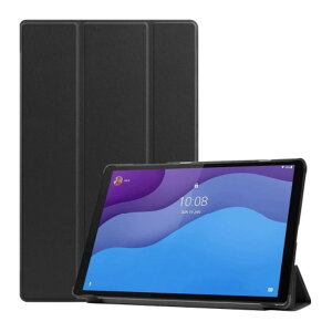 �G���f�B�[�G�X MDS-HCLTM10HD2GFLBK Lenovo Tab M10 HD 2nd Gen�Ή� �t���b�v�P�[�X �u���b�N