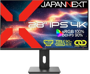 JAPANNEXT WplNXg 4KΉ28^tfBXvC(IPS/LAN/Type-C90Wd/Xs[J[/2Nۏ) JN-IPS28U-HSPC9-DL Piŵ݉iꏤiłΕwj NWbgJ[h 