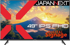 JAPANNEXT ジャパンネクスト 商品は軒先渡し フルHD対応49型液晶ディスプレイ(IPS/HDMIx3/USBx2/スピーカー/2年保証) JN-IPS49F-U 単品購入のみ可(同一商品であれば複数購入可) 軒先渡し クレジットカ