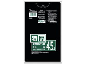 SANIPAK 日本サニパック LA42業務用ポリ袋黒45L 10枚 LA42