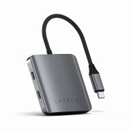 Satechi サテチ ハブ・ドッキングステーション 4-Port USB-C Hub with PD PST-H4CPDM 日本正規代理店品
