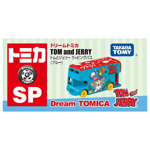 TAKARATOMY タカラトミー ドリームトミカ SP トムとジェリー ラッピングバス(ブルー)