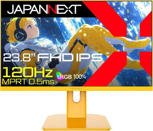 JAPANNEXT WplNXg tHDΉ23.8^Q[~Oj^[(IPS/120Hz/Xs[J[/CG[/2Nۏ) JN-IPS238G120F-YE Piŵ݉iꏤiłΕwj NWbgJ[h 