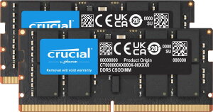 Crucial N[V 64GB Kit(2x32GB)DDR5-6400 CSODIMM CL52 CT2K32G64C52CS5 [ɂԂ܂B[₢킹B