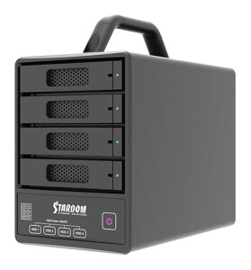 RAIDON TECHNOLOGY 4Bay USB3.2 OtXg[W with C-CP[u ST4-B31-B