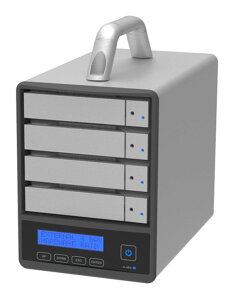 RAIDON TECHNOLOGY 4Bay USB Type-C OtXg[W with USB C-AP[u(Vo[) SR4-B31A