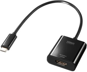 TTvC USB-CHDMI֕ϊ ϊA_v^[ 4K/60Hz HDRΉ DisplayPort Altmode P[u20cm AD-ALCHDR04TK