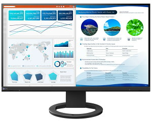 EIZO 4KΉ FlexScan 27C`J[tj^[(USB Type-CADisplayPortAHDMI/ubN) EV2740S-BK