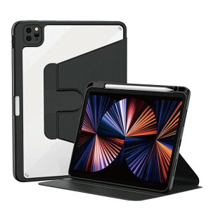 GfB[GX MDS-HCIPP11G3FL360BK2 iPad Pro11(4E3E2)Ή tbvP[X(360x)ubN