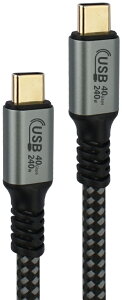 {gXgeNmW[ USB4Ή240W Type-CP[u Xg[g 1m JTU4S240-CC