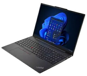 Lenovo m{ 16.0^m[gPC ThinkPad E16 Gen 1 AMD(Ryzen 5/16GB/256GB SSD/Win11Pro/OfficeȂ) 21JUS38C00 VNpbh