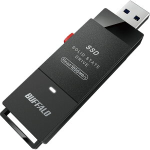 BUFFALO obt@[ USB3.2(Gen2) Type-AC TV^Ή XeBbN^ nCXs[h MiniStation SSD 1TB SSD-SCH1.0U3BA/D Piŵ݉iꏤiłΕwj NWbgJ[h ς