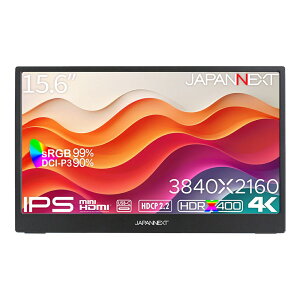 JAPANNEXT WplNXg IPSpl̗p 4KΉ15.6^tfBXvC 2Nۏ JN-MD-IPS156U Piŵ݉iꏤiłΕwj NWbgJ[h ς̂