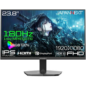JAPANNEXT �W���p���l�N�X�g IPS�p�l���̗p �t��HD�Ή�23.8�^�t���f�B�X�v���C �Q�[�~���O 180Hz 2�N�ۏ� JN-Ei238G180F �P�i�w���̂݉i���ꏤ�i�ł���Ε����w���j �N���W�b�g�J�[�h ���������