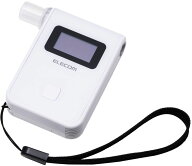 ELECOM エレコム アルコールチェッカー/燃料電池センサー(圧力式)/個体識別機能付き/ホワイト HCS-AC03BTWH
