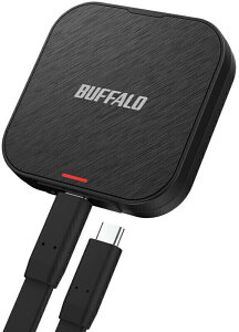 BUFFALO obt@[ X}[gtH}OlbgΉSSD USB3.2Gen2 ubN 1.0TB SSD-PMS1.0U3-BA