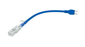 FUJIMAC フジマック 光るショートタップ 4つ口コンセント 30cm 15A ブルー