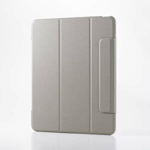 ELECOM �G���R�� TB-A25XWVFCGB 13�C���`iPad Air(M2)/�t���b�v�P�[�X/���^�y��/�w�ʃN���A/�t���[���J���[/�O���[�W��