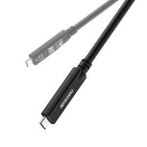 ADTECHNO エーディテクノ DP alt & 10G対応 光ファイバUSB-Cケーブル 15m AUC2-015M