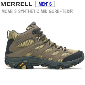 MERRELL メレル 【メンズ】モアブ 3 シンセティック ミッド ゴアテックス【カンガルー/コヨーテ】 M500255 MOAB 3 SYNTHETIC GORE-TEX 防水 登山