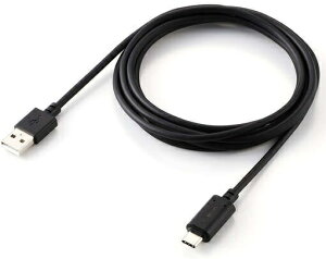 ELECOM GR USB-A to USB Type-CP[u/E}Olbg/ő15W/u[J[/2.0m/ubN MPA-ACMA20BK