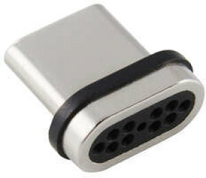 ELECOM エレコム USB Type-Cコネクタ/着脱式マグネット/付け替え用/最大240W/ブラック MPA-CMA