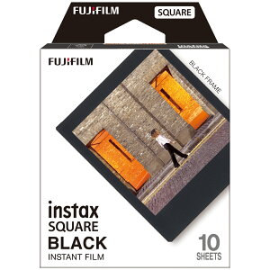 FUJIFILM tWtC CX^gJ[tB instax SQUARE BLACKiubNj `FLXNGAptB