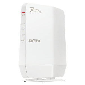 BUFFALO obt@[ Wi-Fi 7(11be)ΉfAohWi-Fi[^[ 5764+688Mbps WSR6500BE6P-WH zCg