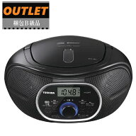 TOSHIBA 東芝 【梱包B級品】TY-CW10-K(ブラック) CDラジオ ttaudiooutlet