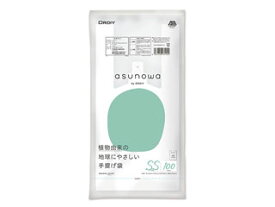 オルディ asunowa 手提げ袋 乳白 100枚　ASW-HW25BP25T-100