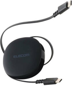ELECOM GR USB Type-C to USB Type-CP[u//USB PDΉ/ő60W/0.9m/ubN MPA-CCRLC09BK