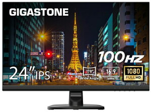Gigastone �t��HD�Ή� 23.8�^�t�����j�^�[/�u���b�N/�X�s�[�J�[/IPS/�u���[���C�g�y��/�t���[�����X GJLM-24FF51-240