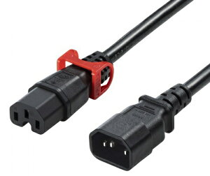 �T�����T�v���C �d���R�[�h �T�[�o�[���b�N�p �����h�~���b�N�v���X C14-C15 15A 250V 2m PSE ������p APW15-C14C15LS-2