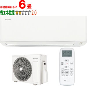 Hisense �n�C�Z���X HA-J22H-W 2025�N���f�� �Z�݃��f���G�A�R�� J�V���[�Y �z���C�g �y��g�[��6�����x�z���ݒu��ʓr�y��^���i�̈׎��Ԏw��s�z �y������̏��i�́A���ꌧ�A�����̔z�����o