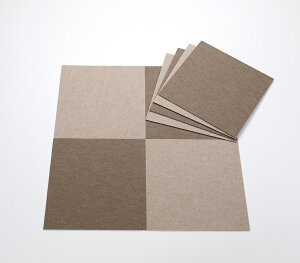 SANKO �T���R�[ ���������z�� �o���A�t���[�^�C���}�b�g 30×30cm �u���E�� 8���� KE-90