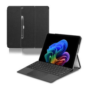 �G���f�B�[�G�X MDS-HCSFP12FLBK Microsoft Surface Pro 12�C���`�Ή� �t���b�v�P�[�X �u���b�N