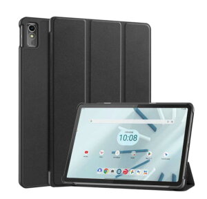 �G���f�B�[�G�X MDS-HCLTM10AFLBK Lenovo Tab M10a 5G LET02�Ή� �t���b�v�P�[�X �u���b�N