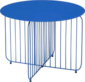 ���J ROOM ESSENCE �X�`�[�������E���h�e�[�u�� L ���a48cm �u���[ PT-801BL ���[�J�[���� �����s�� �J�[�h���ς̂ݑΉ� ����E�k�C���E�������͂����тɎ��Ԏw��s��