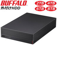 BUFFALO バッファロー 外付けHDD 2TB/4TB/6TB/8TB HD-NRLD-Aシリーズ USB3.1/USB3.0/USB2.0接続 PC用 TV…