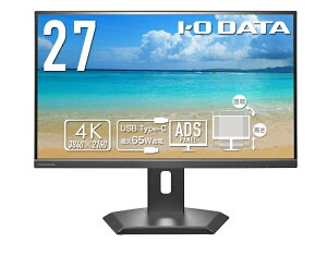 I�EO DATA �A�C�E�I�[�E�f�[�^ 4K�Ή� 27�^���C�h�t���f�B�X�v���C /HDMI�ADisplayPort�AUSB Type-C/�u���b�N/�X�s�[�J�[ LCD-CU272D-FX