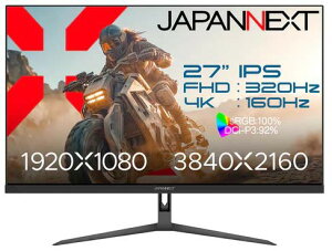 JAPANNEXT �W���p���l�N�X�g 4K�Ή� 27�^�Q�[�~���O�t���f�B�X�v���C/HDMI×2�ADP×2/�u���b�N/�X�s�[�J�[/2�N�ۏ� JN-IPS27G1632UF �P�i�w���̂݉i���ꏤ�i�ł���Ε����w���j �N���W�b�g�J�[�h ��